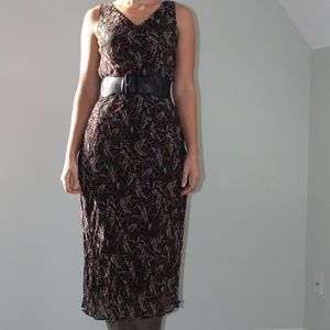 Dark Floral Maxi Dress